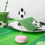 Decorative Football Cocktail Picks 12cm