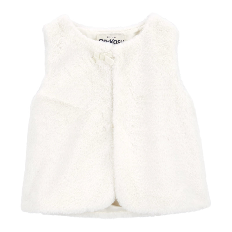 Gilet en Fausse Fourrure OshKosh - Blanc
