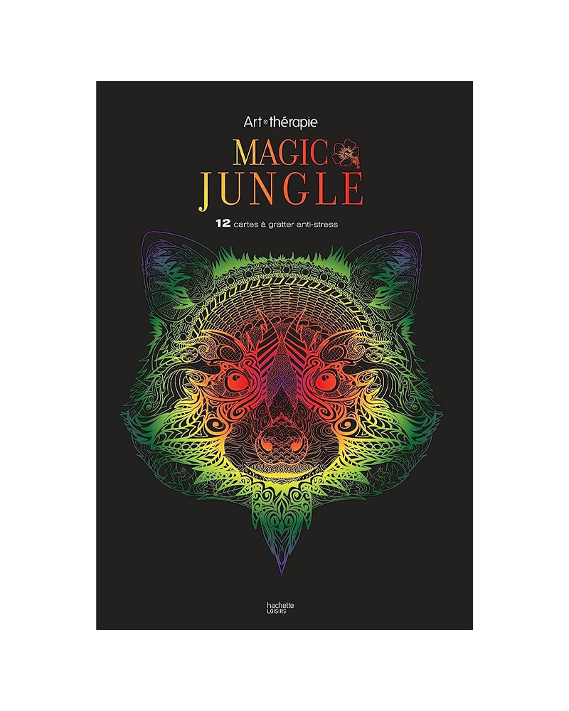 Art Thérapie Cartes à Gratter -Magic Jungle