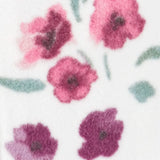 Grenouillère en Polaire Carter's - Fleuri Ivoire