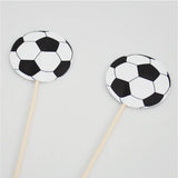 Decorative Football Cocktail Picks 12cm