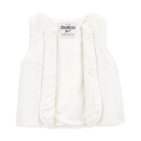 Gilet en Fausse Fourrure OshKosh - Blanc