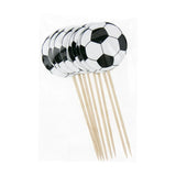 Decorative Football Cocktail Picks 12cm