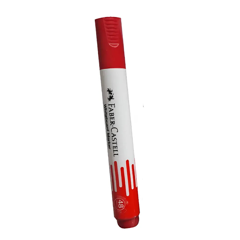 Faber-Castell Round Tip Board Marker - Red