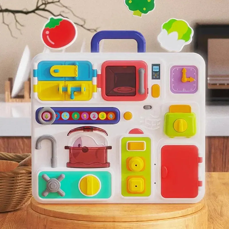 Mini Cuisine Interactive pour Bébé avec Sons et Lumières 18M+