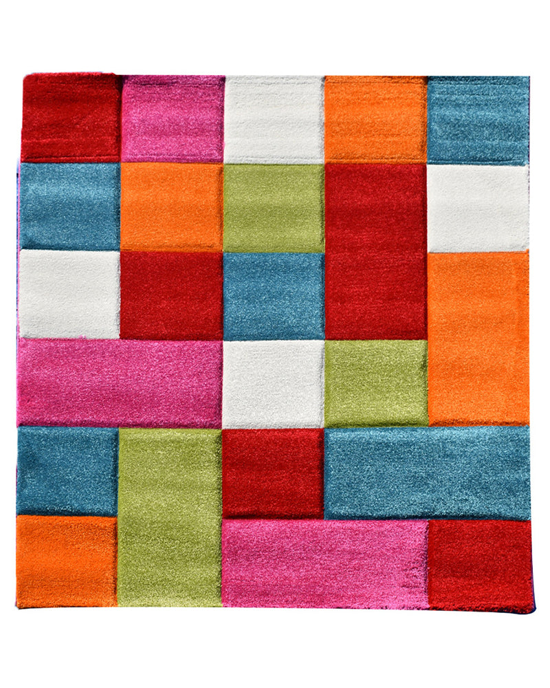 Tapis Kids Carreaux Multicolore