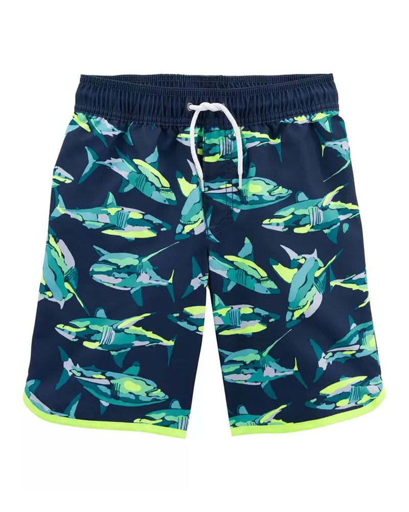 Maillot De Bain Shark Carter's - Bleu & Vert