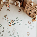 Play&Go Tapis de jeu puzzle 2-en-1 Réversible EEVAA Numbers/Dots