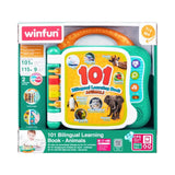 Winfun Livre d’Apprentissage Bilingue 101 Animaux - 18M+