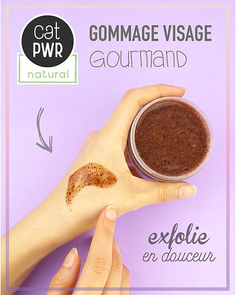 UrbanK Gommage Visage Gourmand Nettoyant et Exfoliant Ultra Doux + Eclat - 60g