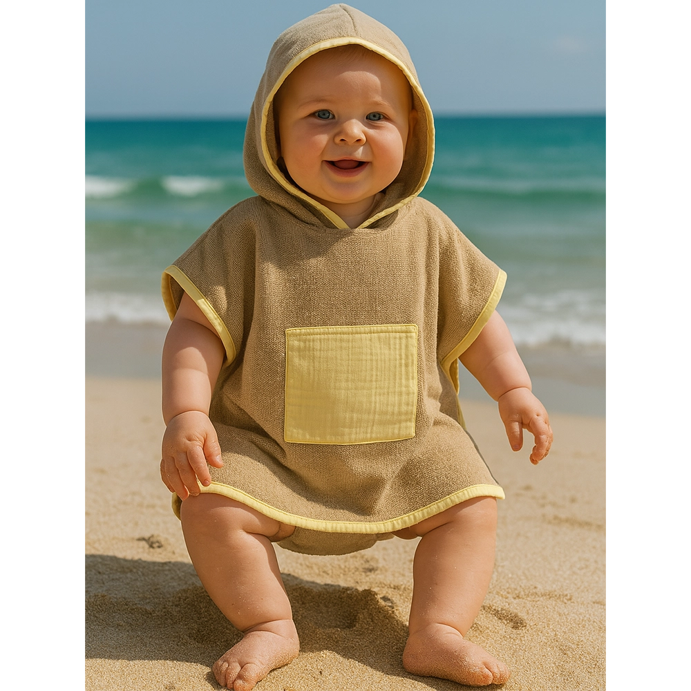 Babymat Poncho de Plage - Jaune