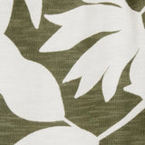 Camisa de Manga Corta de Algodón para Niño Carter's - Tropical Oliva y Blanco