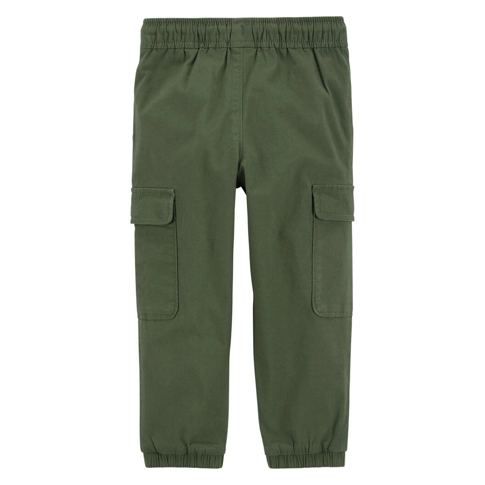 Pantalon en Toile avec Cordon Bébé OshKosh - Olive