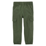 Pantalon en Toile avec Cordon Bébé OshKosh - Olive