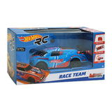 Mondo Motors Hot Wheels RC Race Team + Télécommande - Bleu Ciel & Rouge