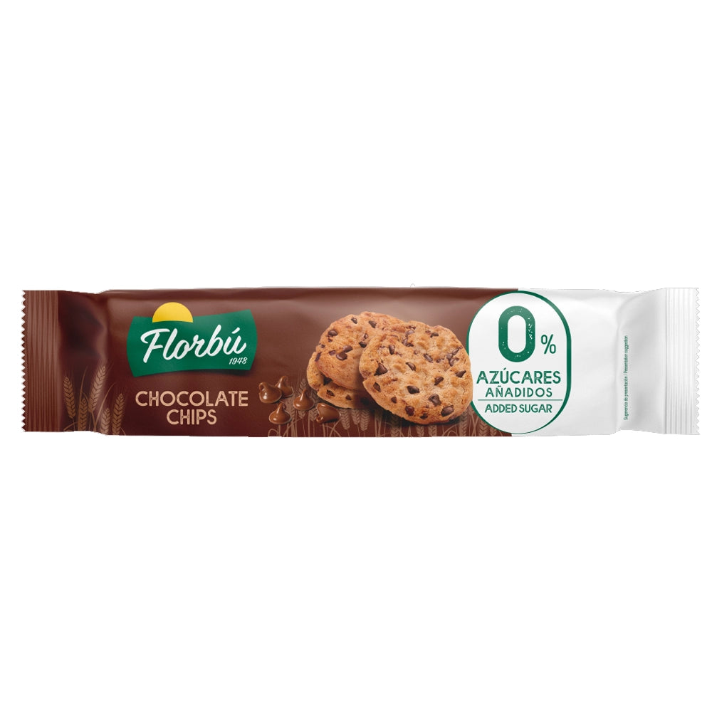 Florbú Biscuits aux Pépites de Chocolat Sans Sucre - 120g