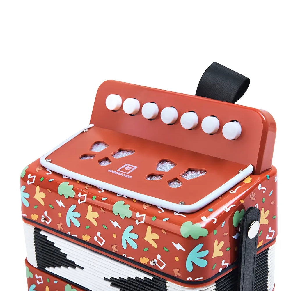 Eurekakids Accordéon Animaux 7 touches + 2 Basses 3A+