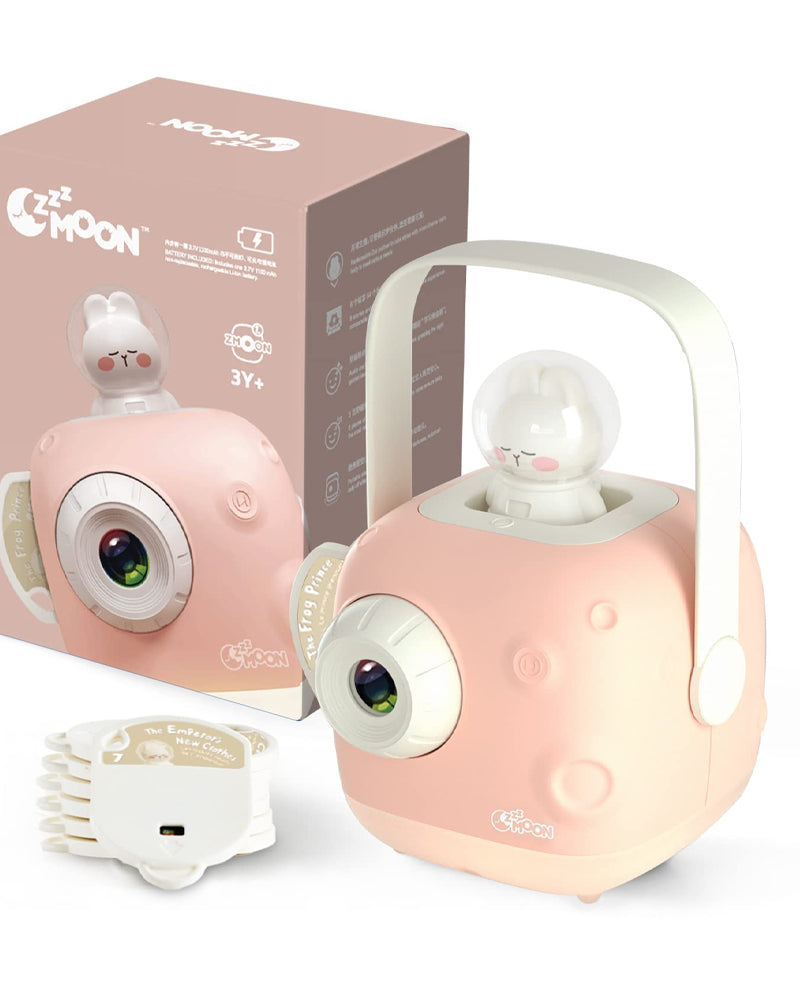 ZzzMoon Conteur et Projecteur des Histoires Rechargeable - Rose