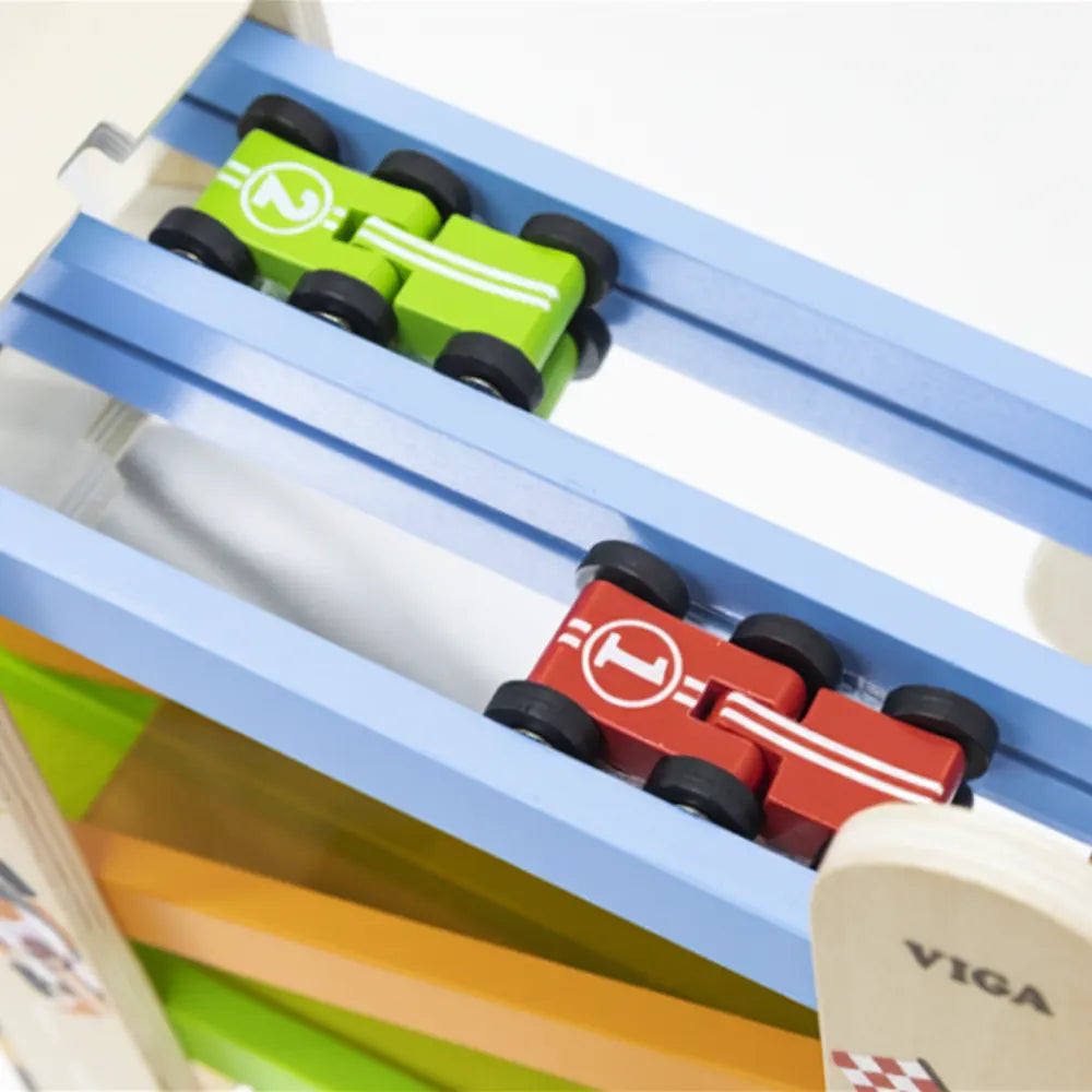 فيغا تويز حلبة سباق بمنحدر مزدوج - لعمر 18 شهراً فأكثر