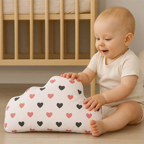 Coussin Babymat - Douceur des Coeurs - Rose