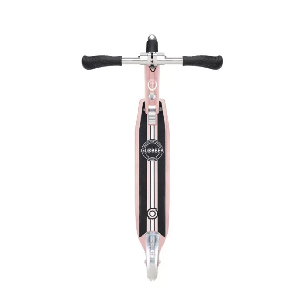 Globber Flow Elements Lights Chrome Scooter - Pink