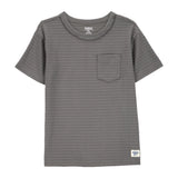 Camiseta de manga corta con bolsillo OshKosh - Gris Oscuro