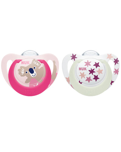 Sucettes orthodontiques Rose/violet (0-6 mois) Twistshake au Maroc - Baby  And Mom