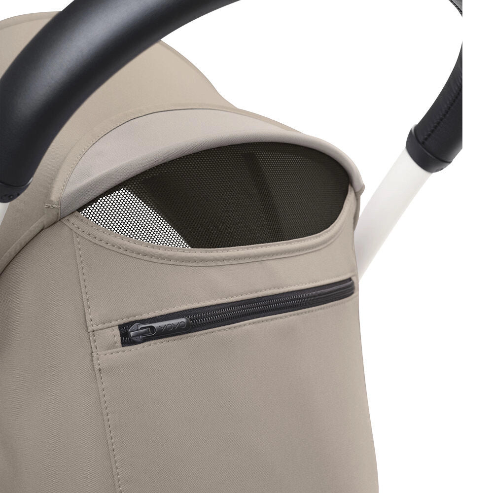 Stokke® YOYO³ Stroller Black Frame 6M+ - Taupe