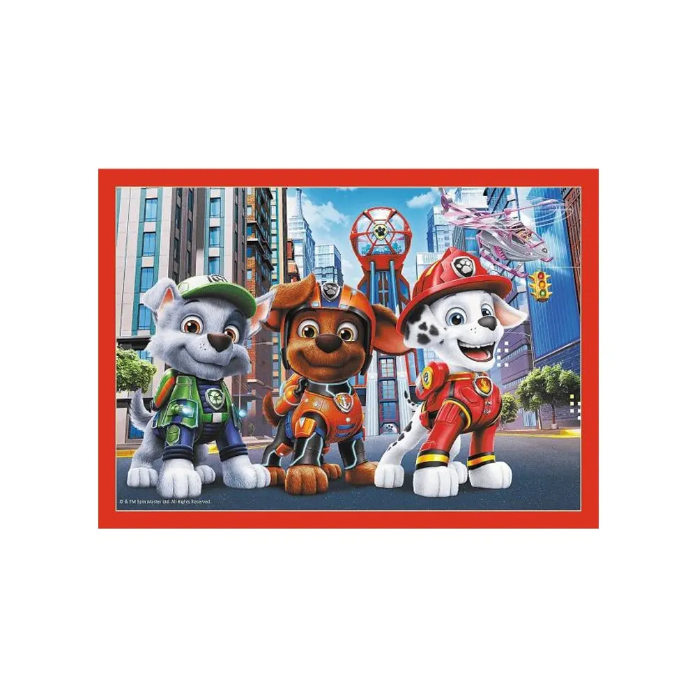 Trefl 4-in-1 Paw Patrol in the City Puzzle - 4A+