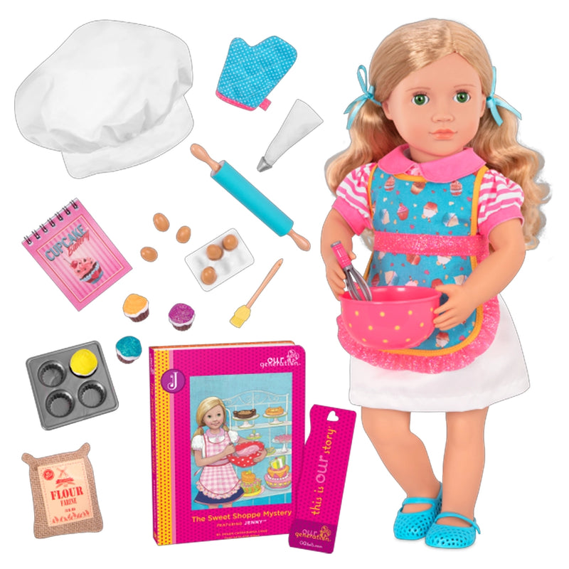 Our Generation Deluxe Doll & Storybook 3Y+ - Jenny