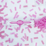 Cañón de Confeti Rosa Liso – 1 Pieza