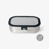 Citron Lunch Box en Acier Inoxydable 2 Compartiments – Noir