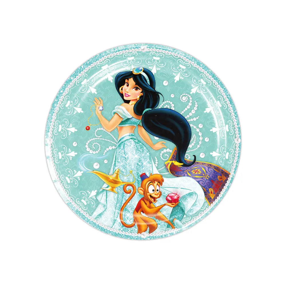 51 Piece Birthday Pack - Jasmine and Aladdin