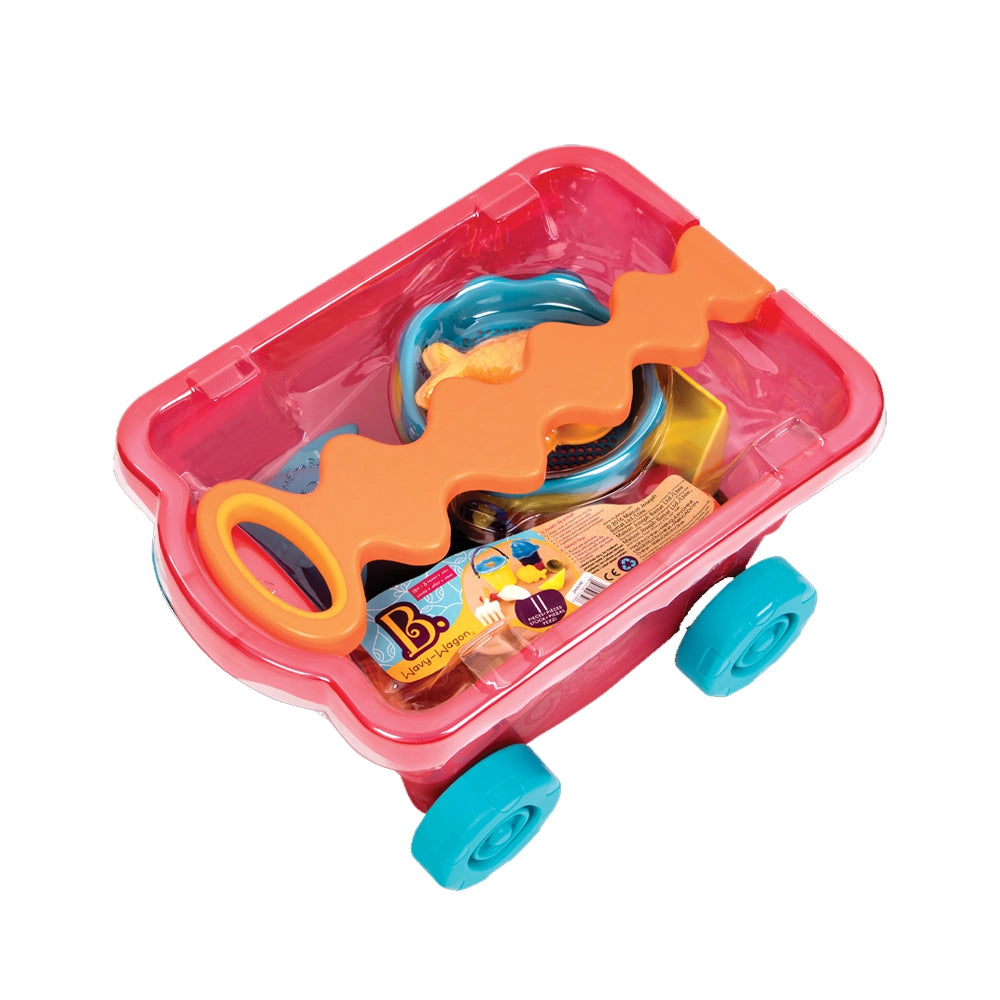 B. Toys Chariots et Jouets de Plage 18M+ - Rouge