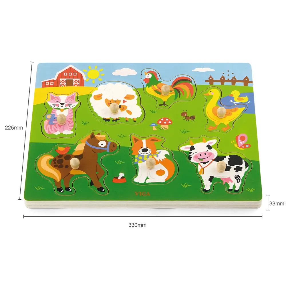 Viga Toys Puzzle Sonore la Ferme 18M+