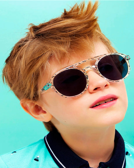 ki ET LA Lunettes Sun 6-9 ans Pizz Zigag - Vert