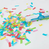 Cañón de Confeti Azul Liso – 1 Pieza