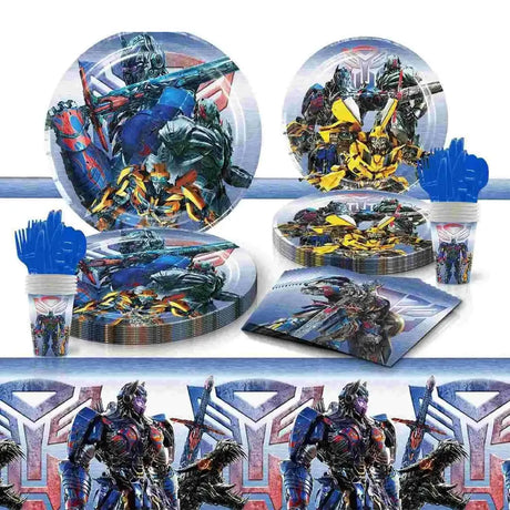 طقم عيد ميلاد 51 قطعة - المتحولون