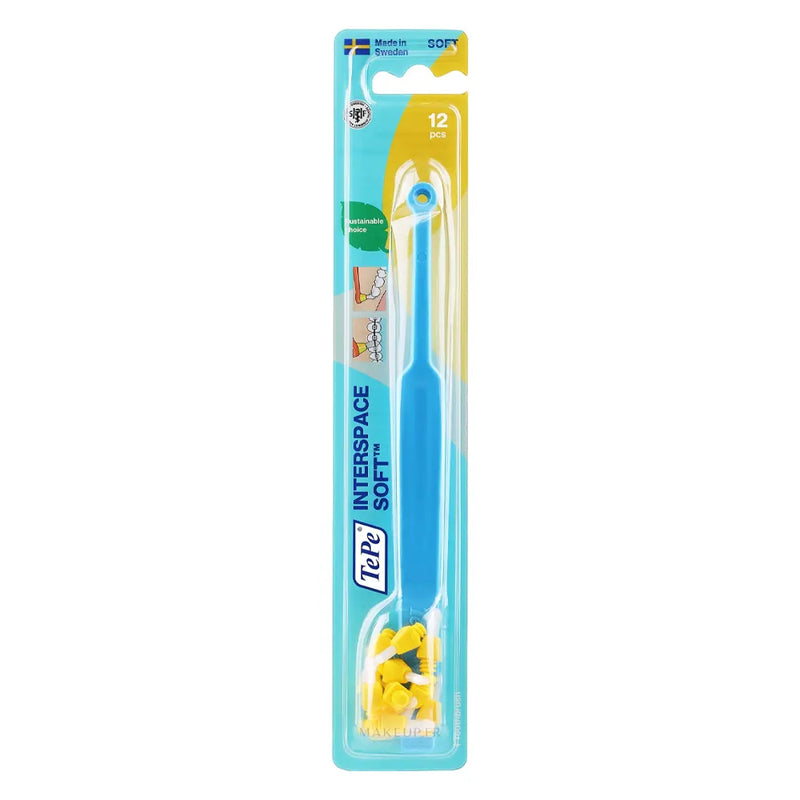 Tepe Cepillo de Dientes Interspace Medio 1 Mango con 12 Recambios