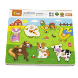 Viga Toys Puzzle Sonore la Ferme 18M+