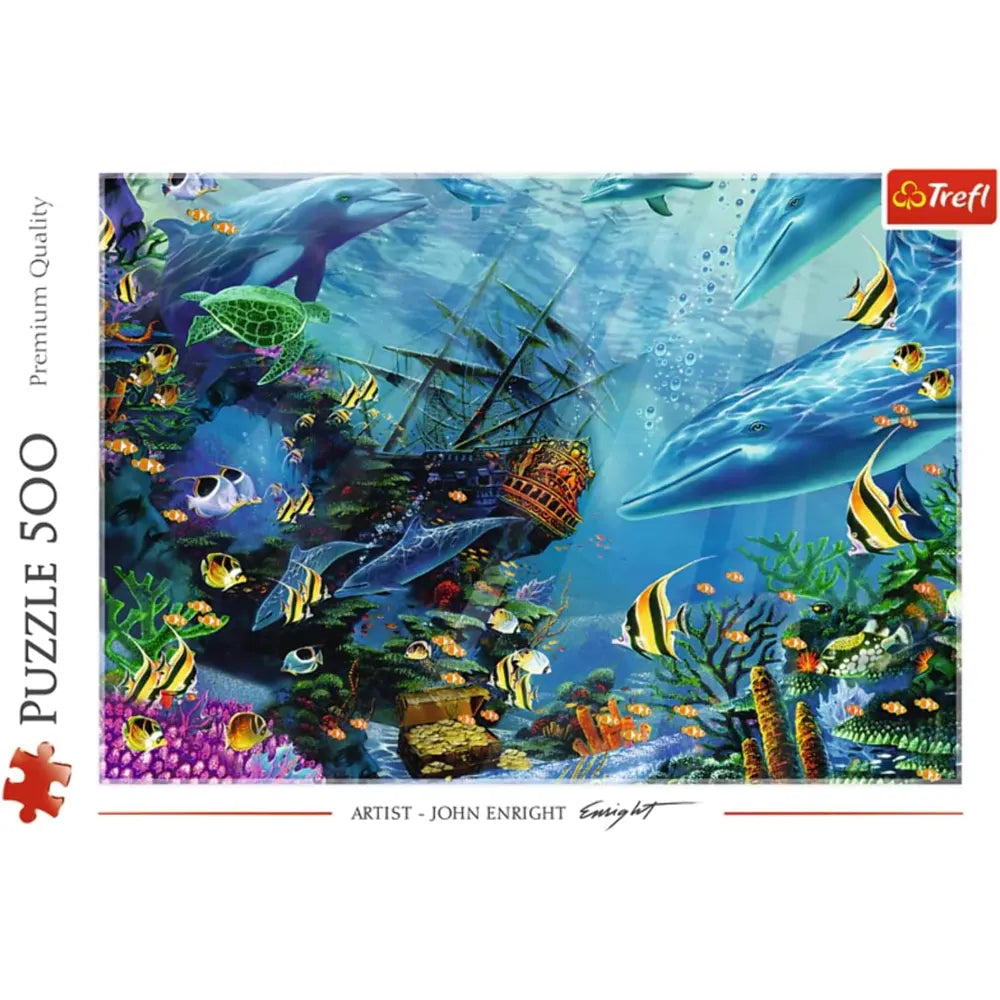 Trefl Puzzle Hidden Treasure 500 Pièces - 10A+