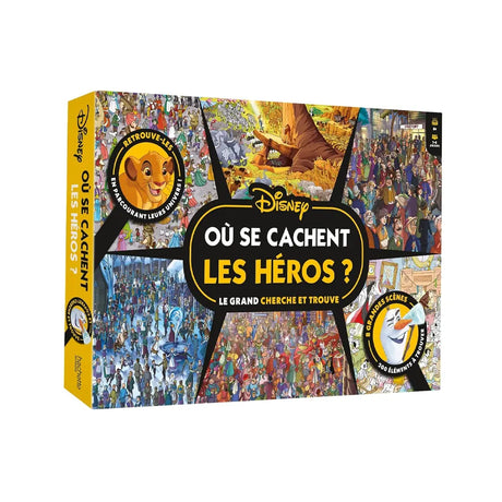 Disney Coffret de jeu Cherche et Trouve - 6A+