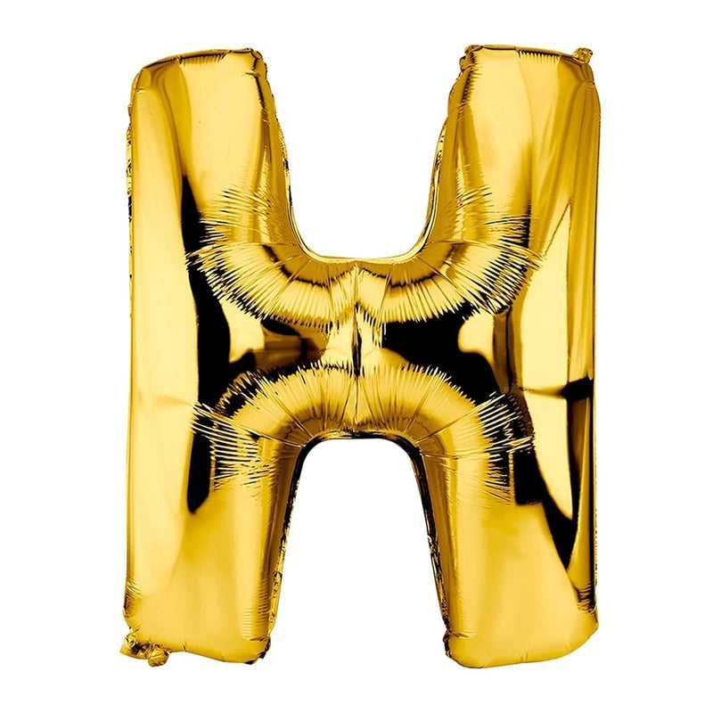 Ballon en Forme de Lettre H - Dorée