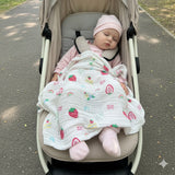 Babymat Couverture Légère 80x70 cm - Fraise