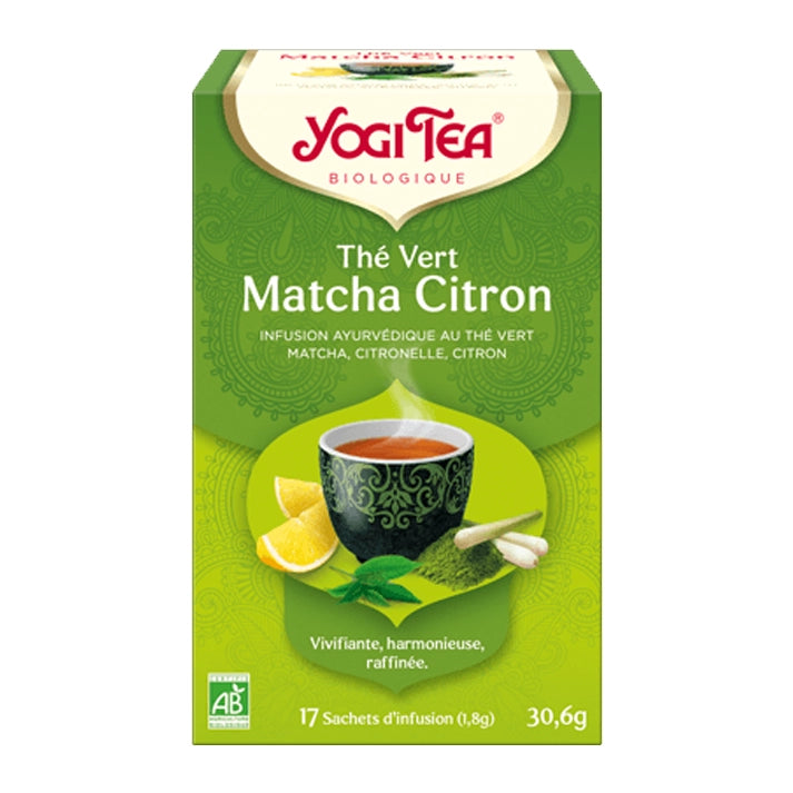 Yogi Tea Thé Vert Matcha Citron 17 Sachets