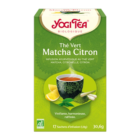 Yogi Tea Thé Vert Matcha Citron 17 Sachets