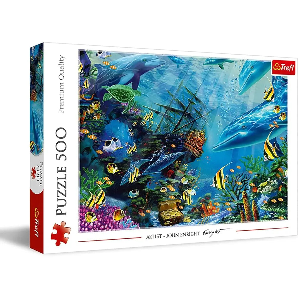 Trefl Puzzle Hidden Treasure 500 Pièces - 10A+