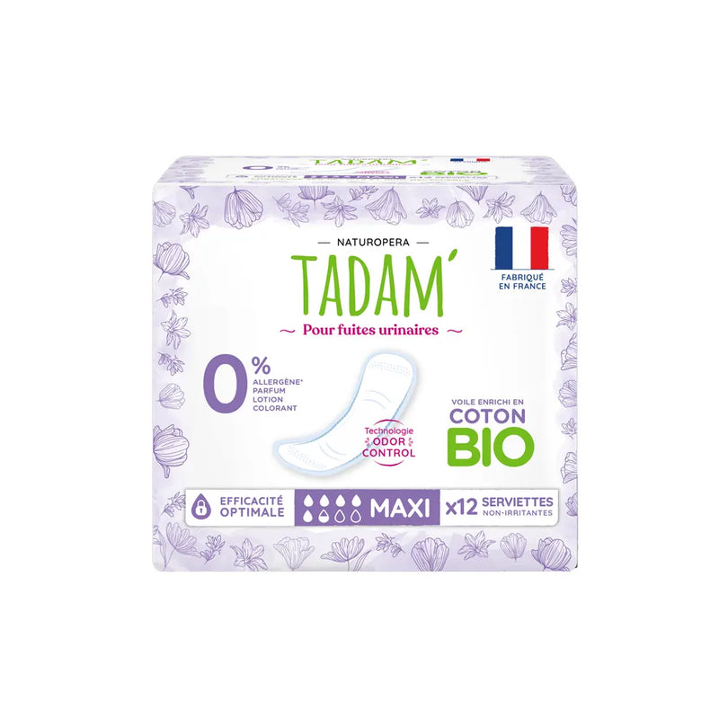 Tadam’ Maxi Urinary Leakage Pads - 12 Units