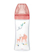 Biberon Dodie Anti-Colique avec Tétine Plate 330ml (6m+) - Rose