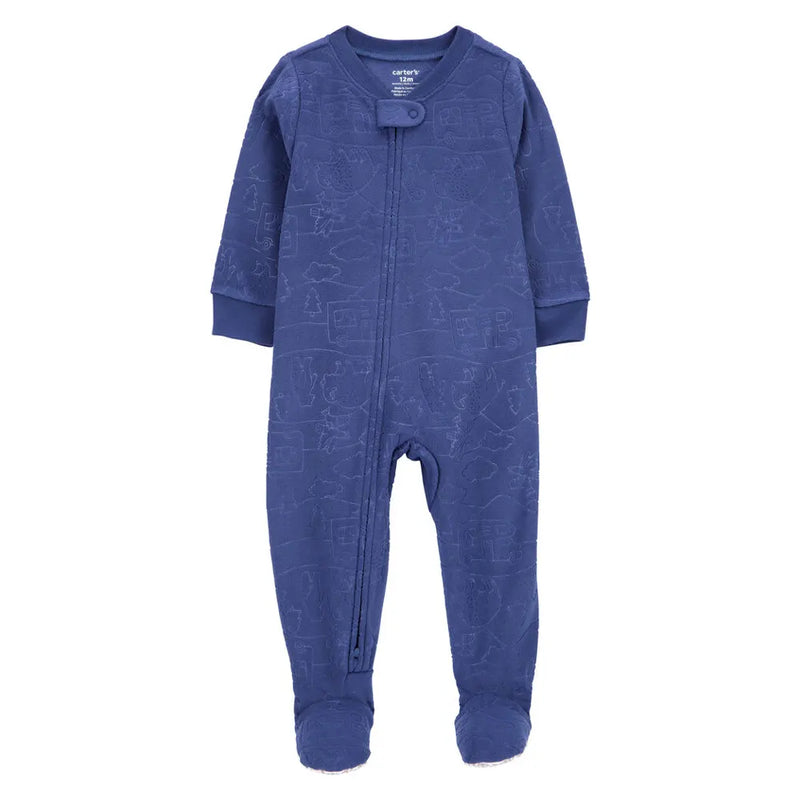 Grenouillère en Polaire Bébé Carter's - Bleu